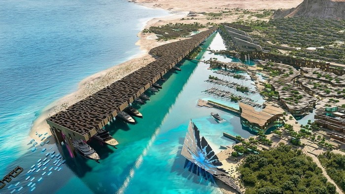 Jaumur, NEOM’s cosmopolitan coastal community set around a vibrant marina